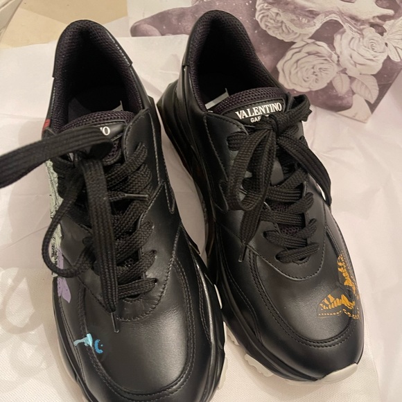 ‼️‼️‼️SOLD‼️‼️‼️valentino garavani undercover Jun takahashi women sneaker black - Picture 4 of 10